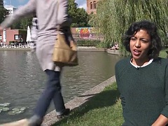 Leie, Tussi, Braunhaarige, Füsse, Fingern, Masturbation, Solo, Titten