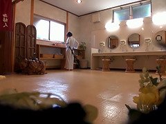 Teenager japanese wife pounded by strangers in onsen spa