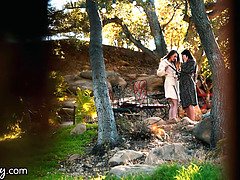 茶髪の, グループ, Hd, キス, オマンコ, 現実, ティーン, オッパイの
