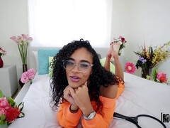 Blasen, Hochschule, Kehlenfick, Brille, Hardcore, Latina, Jungendliche (18+)