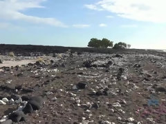 素人, ビキニ, アウトドア, 公共, 剃毛, ガリガリ, 喫煙, 長身