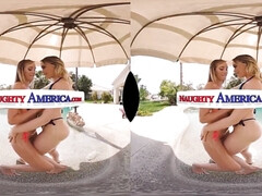アメリカ人, デカパイ, ブロンド, フェラチオ, オナニー, 淫乱熟女, 現実, シャワー