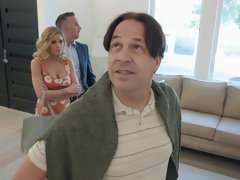 Rubia, Mamada, Engañando, Corridas faciales, Hd, Ama de casa, Cocina, Montar