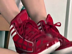 アジア人, 美女, カワイイ, 足フェチ, 面白, ハードコア, 生徒, フェラする