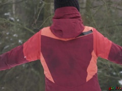 Doigter, Petite amie, Lesbienne, Léchez, Masturbation, De plein air, Douche, Timide