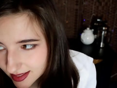 Blasen, Flashen, Handjob, Natürlichen titten, Pov, Sekretärin, Solo, Titten