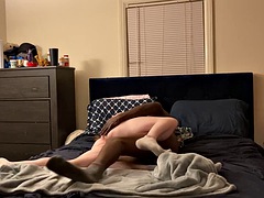 素人, デカチン, 黒人, 浮気者, 中出し, 異人種間, 淫乱熟女, 妻