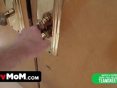 Grote mammen, Blond, Hardcore, Hd, Doordringend, Gezichtspunt, Stiefmoeder, Taboe