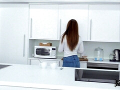 Жопа, Большой член, Минет, Натуральные сиськи, Киски, Молоденькие, Втроем, Сиськи