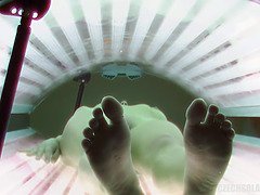 Leie, Braunhaarige, Hd, Öffentlich, Muschi, Solarium, Solo, Spanner