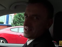 デカチン, デカパイ, ブロンド, フェラチオ, なめる, 淫乱熟女, オマンコ, 叫ぶ