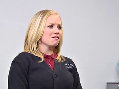 デカチン, ブロンド, ハードコア, オフィス, 馬乗り