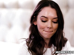 18, 茶髪の, 顔面騎乗, 毛深い, キス, レズビアン, 母, 義母