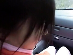 Asiatique, Sucer une bite, Mignonne, En levrette, Naturelle, Orgasme, De plein air, Chatte