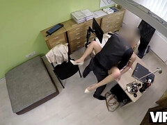 18, 面接, ブロンド, チェコ, なめる, オマンコ, 息子, ティーン