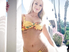 18 años, Culo, Culo grande, Bikini, Rubia, Pequeña, Sexo soft, Solo