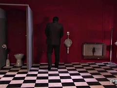 アナル, フェラチオ, 淫乱熟女, ポルノスター, シャワー, 三人