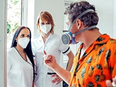 お尻, バック, 女 人男 人, 手コキする, ホテル, 淫乱熟女, 看護婦, オッパイの