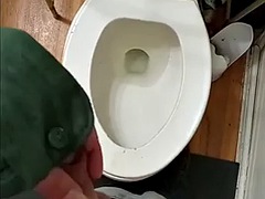 Young boy in the bathroom