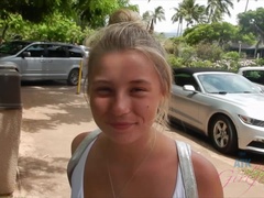 Amateur, Doigter, Petite amie, Masturbation, Nue, De plein air, Public, Fumer