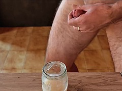 Cicci77 after a long masturbation makes Pedro cum with lots and lots of cum to continue the collection