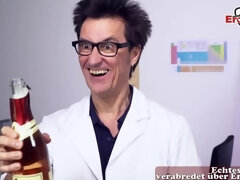 デカパイ, ディルド, 医者, 女, 面白, ドイツ人, 看護婦, タトゥー