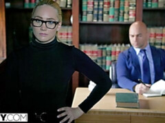 アナル, 舐める尻, ぽっちゃり, デカ尻, ブロンド, 眼鏡, 手コキする, キス