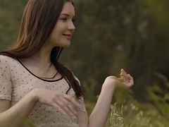 Tussi, Braunhaarige, Milf, Erotischer film, Solo