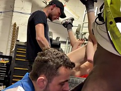 Anal, Sucer une bite, Homosexuelle, Groupe, Hard, Huilée, Orgie