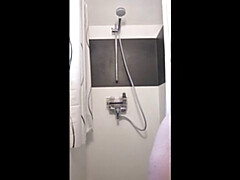 Leie, Grosser arsch, Braunhaarige, Frau, Deutsch, Dusche, Solo
