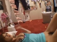 In den arsch, Asiatisch, Blasen, Japanische massage