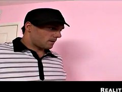 美女, 指いじり, 手コキする, ハードコア, 現実, 馬乗り, 剃毛, オッパイの