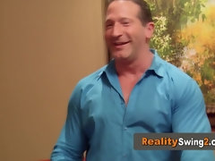 素人, ブロンド, カップル, グループ, オージー, 赤毛, ソフトコア, スインガー