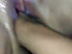 Punching creamy cunt