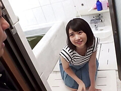 アジア人, お尻, フェラチオ, 中出し, バック, 日本人, オーガズム, ティーン