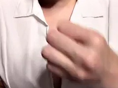 Grote mammen, Biseksueel, Bruinharig, Arts, Homo, Latijnse vrouw, Mexicaans, Tieten likken