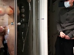 捕まる, カップル, ゲイ, ハードコア, オナニー, 現実, シャワー, ティーン