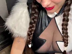 Im your dirty stepsister! Would you like to cum inside me before the costume party?