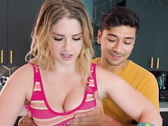 Gros seins, Sucer une bite, Noir ébène, Interracial, Léchez, Chatte, Réalité, Plan cul à trois