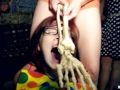 Leie, Arsch, Grosser arsch, Grosser schwanz, Braunhaarige, Gruppe, Hardcore, Party