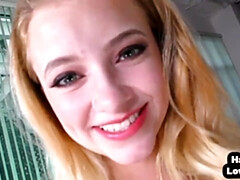 18, 素人, ブロンド, 言葉責め, Hd, シゴき, ティーン, オッパイの