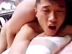 素人, アナル, アジア人, 中国人, カップル, ゲイ