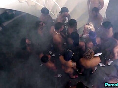 デカパイ, イマラチオ, グループ, 巨大, 異人種間, 淫乱熟女, 怪物, オッパイの