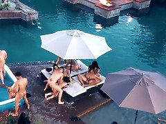 More Than 10 Top Pornstars Having Orgy At Sunset