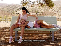 Nancy Ace and Hayli Sanders are enjoying lesbian scissoring