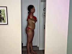 フェラチオ, 浮気する, ハードコア, ラティーナ, オナニー, 淫乱熟女, 三人, 妻