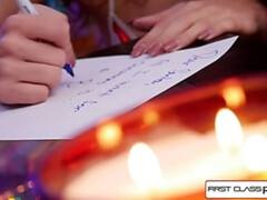 Diep in de keel, Sperma in gezicht, Hd, Latijnse vrouw, Ondergoed, Natuurlijke tieten, Gezichtspunt, Tiener