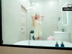 Attrapée, Éjaculer dans la bouche, Queue, Léchez, Orgasme, Pov, Douche, Avaler
