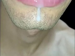 黒人, フェラチオ, 黒人, 顔射, ゲイ, ラティーナ, なめる, オナニー