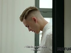 Bruinharig, Bedriegen, Oudere vrouw, Hd, Rijpe lesbienne, Zoon